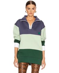 Acne Studios Flint Flag Face Sweater - Blue