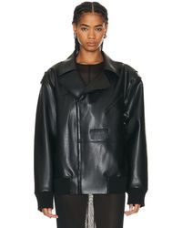 Norma Kamali - Oversized Moto Jacket - Lyst