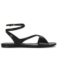 KHAITE - Liria Ankle Strap Flat Sandal - Lyst