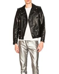 Saint Laurent - Motorcycle Jacket - Lyst
