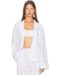 Helsa - Pajama Top - Lyst