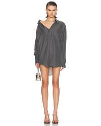 green emerald velvet dress Slip Dress with Clear Bead Hotfix by Alexander Wang main image 0