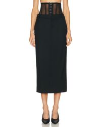 Monse - Corset Pencil Skirt - Lyst