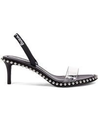 Alexander Wang Nova High Heels mit PVC-Detail - Schwarz