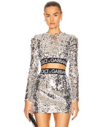 Sequined Crop Tops for Women - Up to 80% off | Lyst