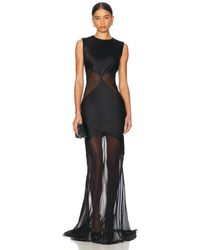 Alejandra Alonso Rojas - Abstract Sheer Gown - Lyst