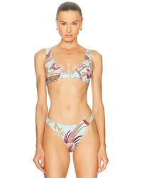 Skims - X Cavalli Plunge Triangle Bikini Top - Lyst
