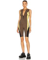 Burberry Kelsey Cycle Romper - Brown