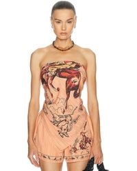 Bode - Bronco Buster Scarf Top - Lyst
