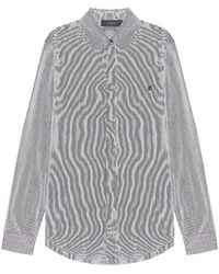Amiri - Shimmer Stripe Shirt - Lyst