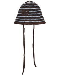Miu Miu - Cotone Crochet Riga Hat - Lyst