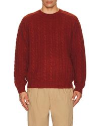 Beams Plus - Crew Cable 5G Sweater - Lyst