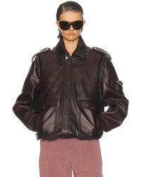 Coperni - Oversized Leather Jacket - Lyst