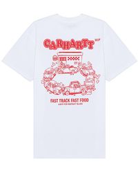 Carhartt - Short Sleeve Fast Food T-shirt - Lyst