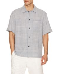 Theory - Mini Texture Check Shirt - Lyst