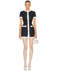 Valentino - Tweed Mini Dress - Lyst