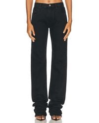 The Attico - Extra Long Straight Leg Jeans - Lyst