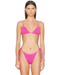 Bondeye - Luana Triangle Bikini Top - Lyst