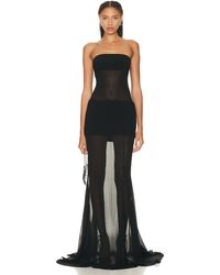Ila - Kate Strapless Gown - Lyst