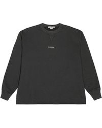 acne studios forba face sweatshirt