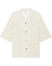Bottega Veneta - Light Criss Cross Viscose Silk Shirt - Lyst