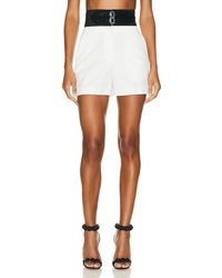Alaïa - Alaïa High Rise Belted Short - Lyst