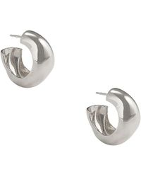 AGMES - Small Celia Hoop Earrings - Lyst