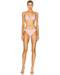 Moncler - Bikini Logo Print Set - Lyst