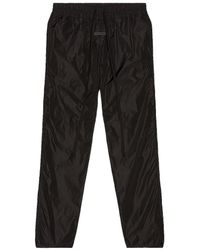 fear of god track pants black