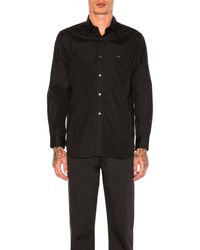 COMME DES GARÇONS PLAY - Small Emblem Cotton Button Down - Lyst