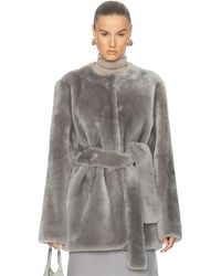 TOTEME - Plush Shearling Jacket - Lyst