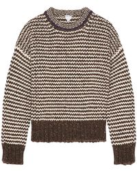 Bottega Veneta - Zig Zag Knit Sweater - Lyst