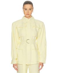 Wardrobe NYC - Crepe Safari Jacket - Lyst