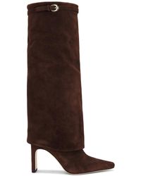 STAUD - Wally Foldover High Heel Boot - Lyst