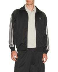 Needles Poly Jacquard Track Jacket in Blue for Men | Lyst