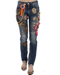 Dolce & Gabbana Skinny jeans for Women - Up to 69% off at Lyst.com