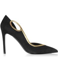 balmain letter b heels