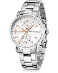 Maserati Epoca Chronograph- Herrenuhr aus Edelstahl - Mettallic