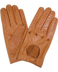 FORZIERI Herrenhandschuhe aus italienischem Leder in naturfarben - Braun