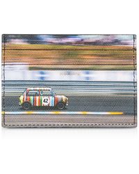 Paul Smith Mini Print Men's Credit Card Holder - Multicolor