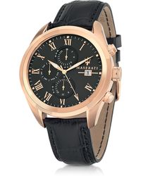 Maserati Pole Position Rose Gold PVD Stainless Steel Men's Watch - Pink
