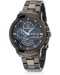 Maserati Ingegno Herrenuhr aus Edelstahl in schwarz mit Chronograph