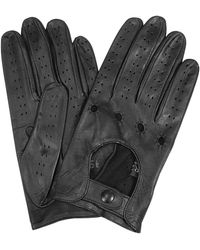 FORZIERI Guantes Hombre Piel Italiana Negros