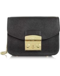 Furla Metropolis Mini Crossbody Bag - Black