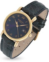 Raymond Weil Orologio in Oro 18ct Cinturino in Pelle - Blu