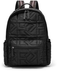 Fossil Leather Weston Backpack in Dark 