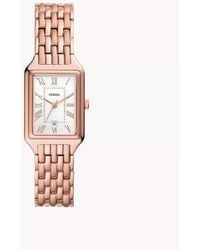 Fossil - Raquel Quartz Stainless Steel Three-hand Watch - Lyst