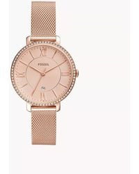 Fossil - Ladies ́ Watch Jacqueline Rose Es4628 - Lyst