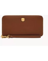 Fossil - Lennox Zip Continental Wallet - Lyst