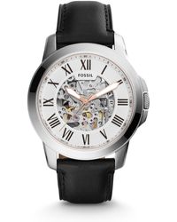 grant sport automatic luggage leather watch